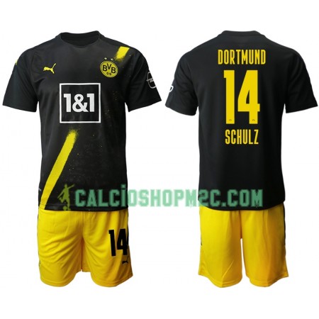 Borussia Dortmund Nico Schulz 14 Bambino Maglia Trasferta 2020/2021 Manica Corta (+ Pantaloncini)